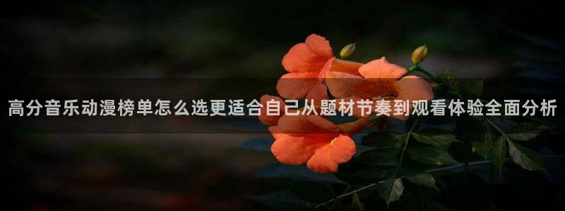 汗汗漫画目录大全:高分音乐动漫榜单怎么选更适合自己从题材节奏到观看体验全面分析配图