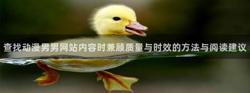 汗汗漫画完结：查找动漫男男网站内容时兼顾质量与时效的方法与阅读建议配图