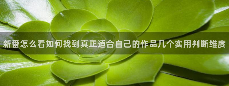 汗汗漫画最近收录:新番怎么看如何找到真正适合自己的作品几个实用判断维度配图