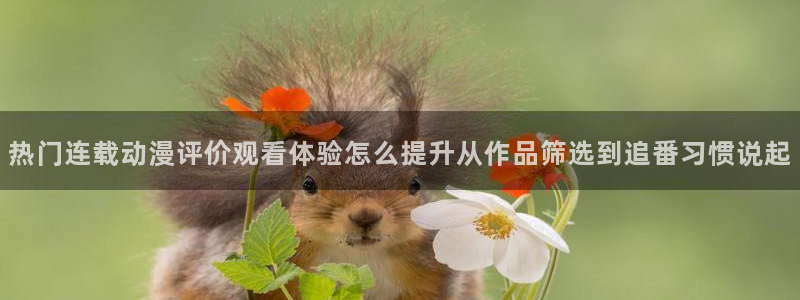 汗汗漫画高分排行榜:热门连载动漫评价观看体验怎么提升从作品筛选到追番习惯说起配图